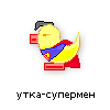утка-супермен утка-супермен